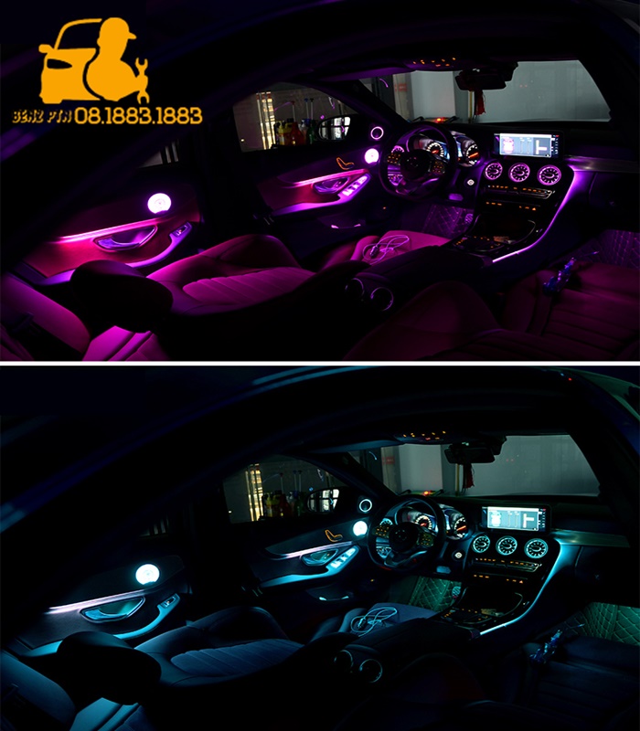 Đèn nội thất của Mercedes Benz