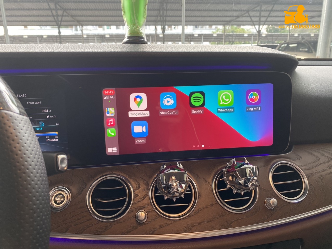 Apple Carplay cho xe Mercedes là như thế nào ?