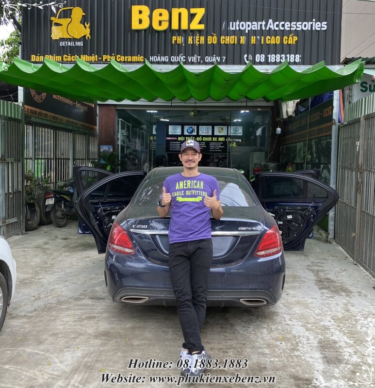 Huy Khánh nâng cấp xe cực ngầu tại Benzauto